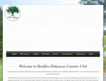 Tablet Screenshot of heddleshideaway.com